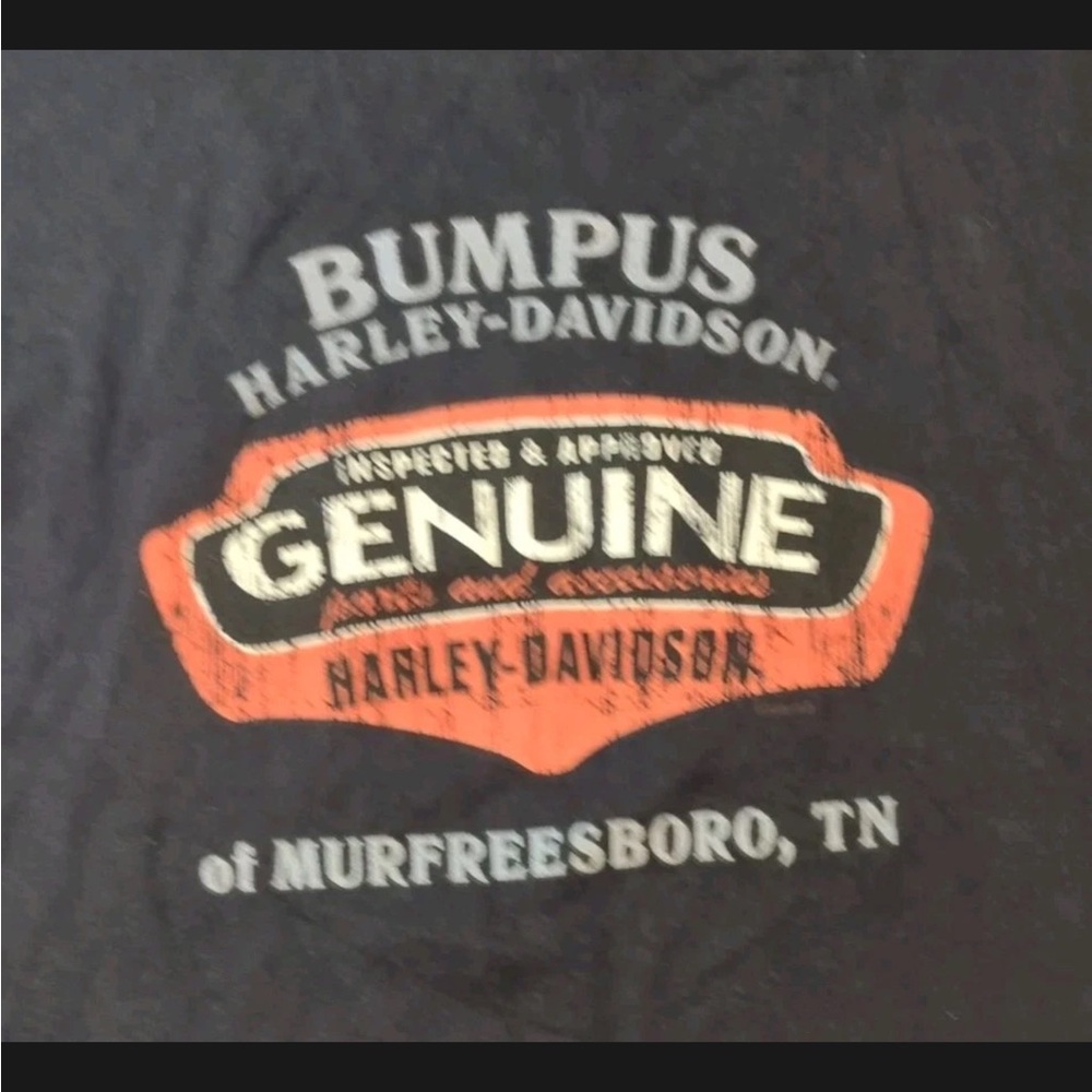 Vintage Bumpus Harley Davidson Shirt Size 2XL Hogan Wild Tennessee - Picture 4 of 8